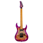 Spira S-450 TPP HH Electric Guitar with Roasted Maple Neck in Transparent Purple