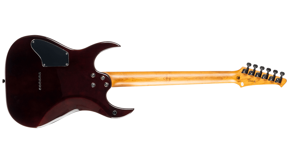 Spira S-450 TPP HH Electric Guitar with Roasted Maple Neck in Transparent Purple