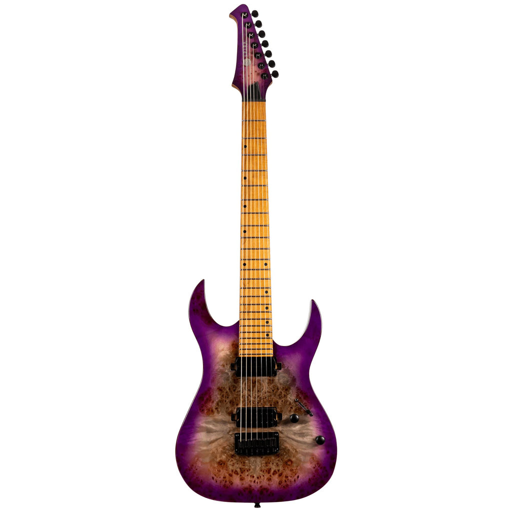 Spira  S-457 TPP 7 String Electric Guitar Transparent purple