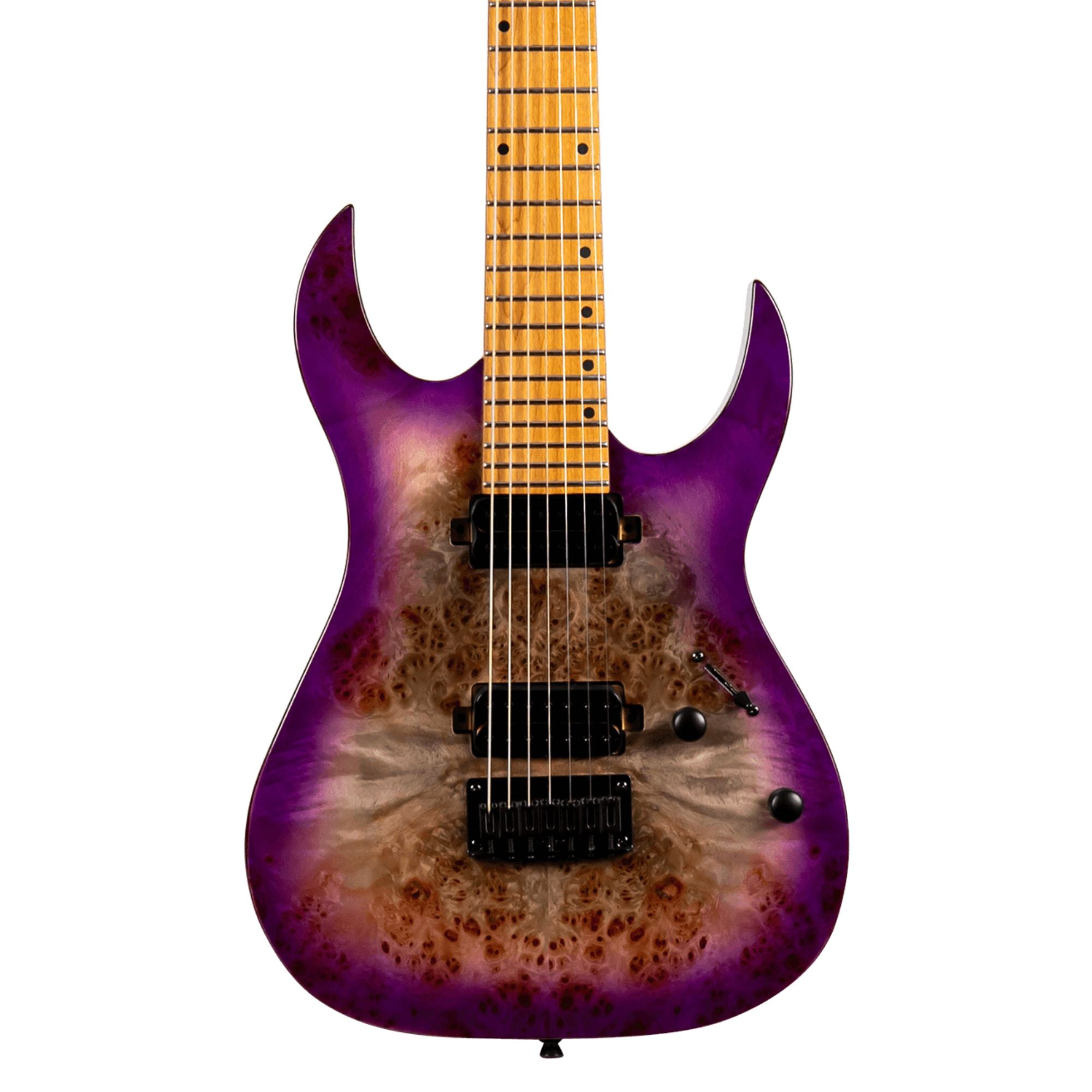 Spira  S-457 TPP 7 String Electric Guitar Transparent purple