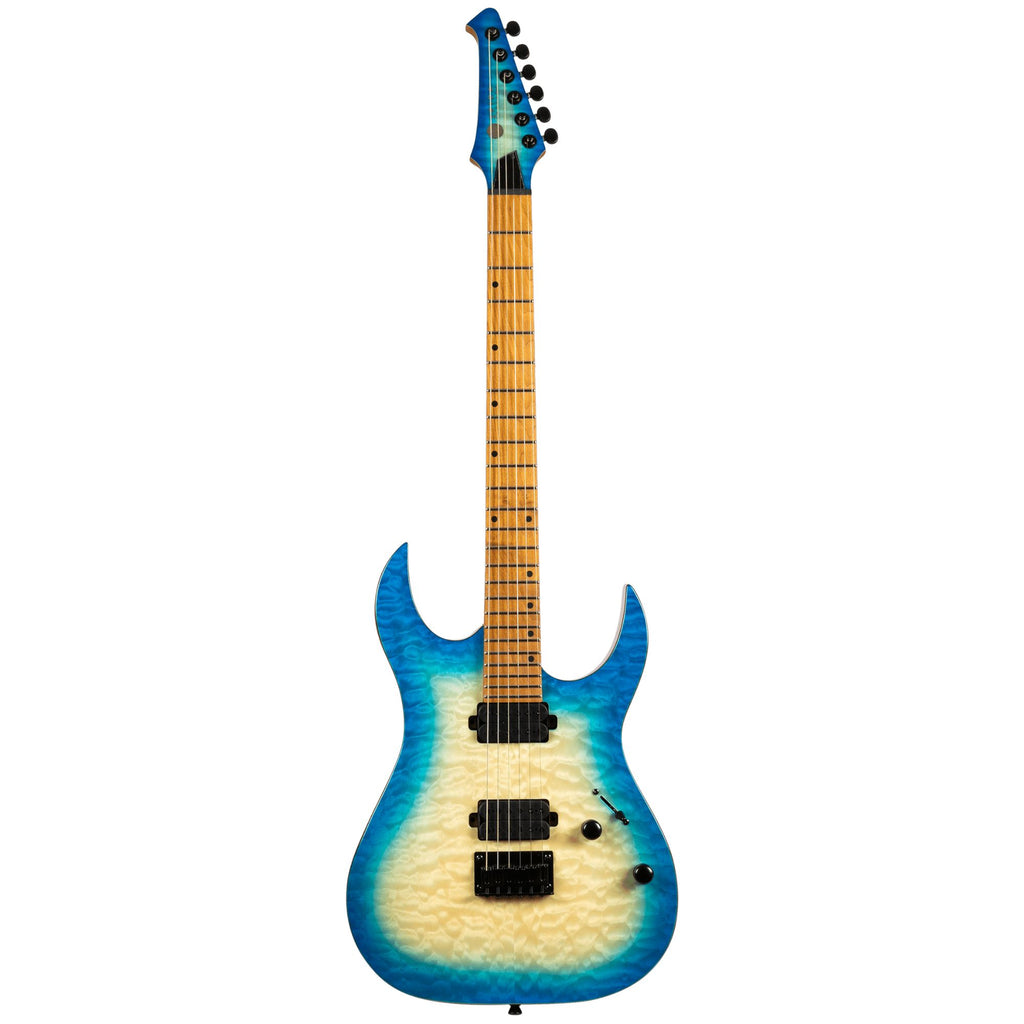 Spira  S-500 QAB Electric Guitar Trans Aqua Blue