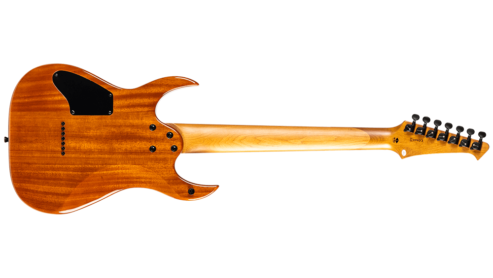 Spira S-507 QGY E HH 7-string Electric Guitar with Roasted Maple Neck in Trans Grey