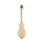 Seagull M4 Merlin acoustic guitar with a natural spruce top, showcasing its classic shape and smooth wood grain finish.