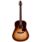 Seagull Entourage EQ acoustic guitar in autumn burst finish, showing the body and neck detail of this electro-acoustic guitar.