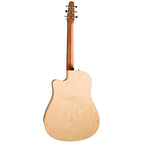 Seagull Performer CW Flame Maple QIT acoustic guitar with standard gig bag, featuring a flame maple top and natural wood finish.
