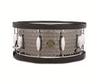 Gretsch 14 x 6.5 inch Snare drum in Full Range Hammered  Black Steel with Wooden Hoops