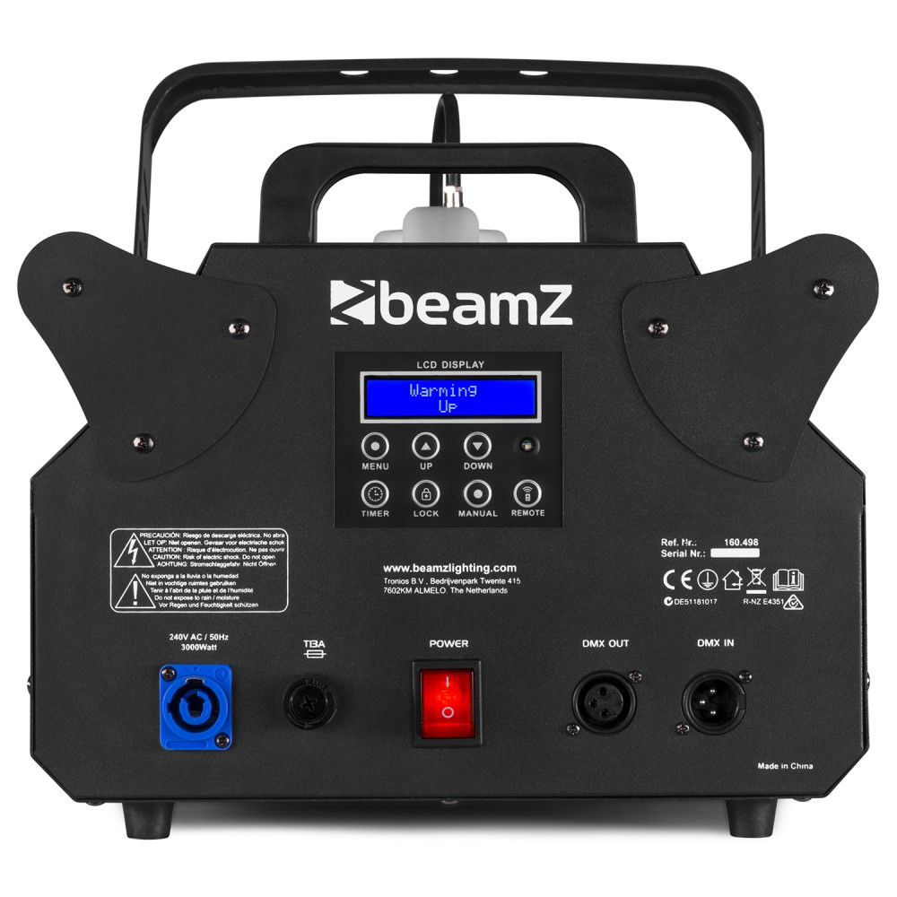 Beamz S3500 Smoke Machine DMX