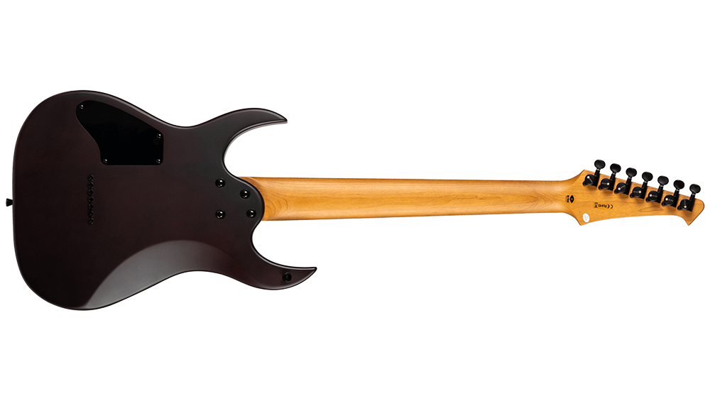 Spira S-407-MWR HH 7-string Electric Guitar with Ebony Fretboard in Satin Wine Red