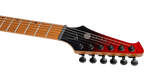 Spira S-450 TRD HH Electric Guitar with Roasted Maple Neck in Transparent Red-Black