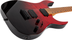 Spira S-450 TRD HH Electric Guitar with Roasted Maple Neck in Transparent Red-Black