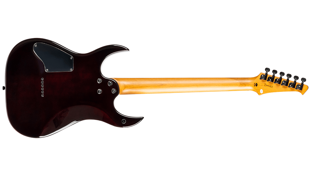 Spira S-450 TRD HH Electric Guitar with Roasted Maple Neck in Transparent Red-Black