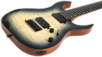 Spira S-507 QGY E HH 7-string Electric Guitar with Roasted Maple Neck in Trans Grey