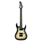 Spira S-507 QGY E HH 7-string Electric Guitar with Roasted Maple Neck in Trans Grey