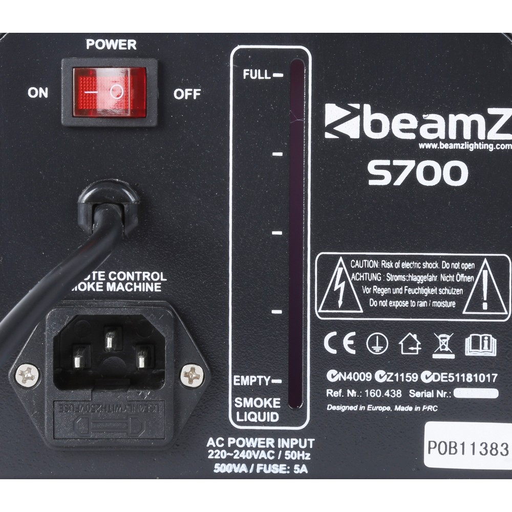 Beamz S700 Smoke Machine 700W