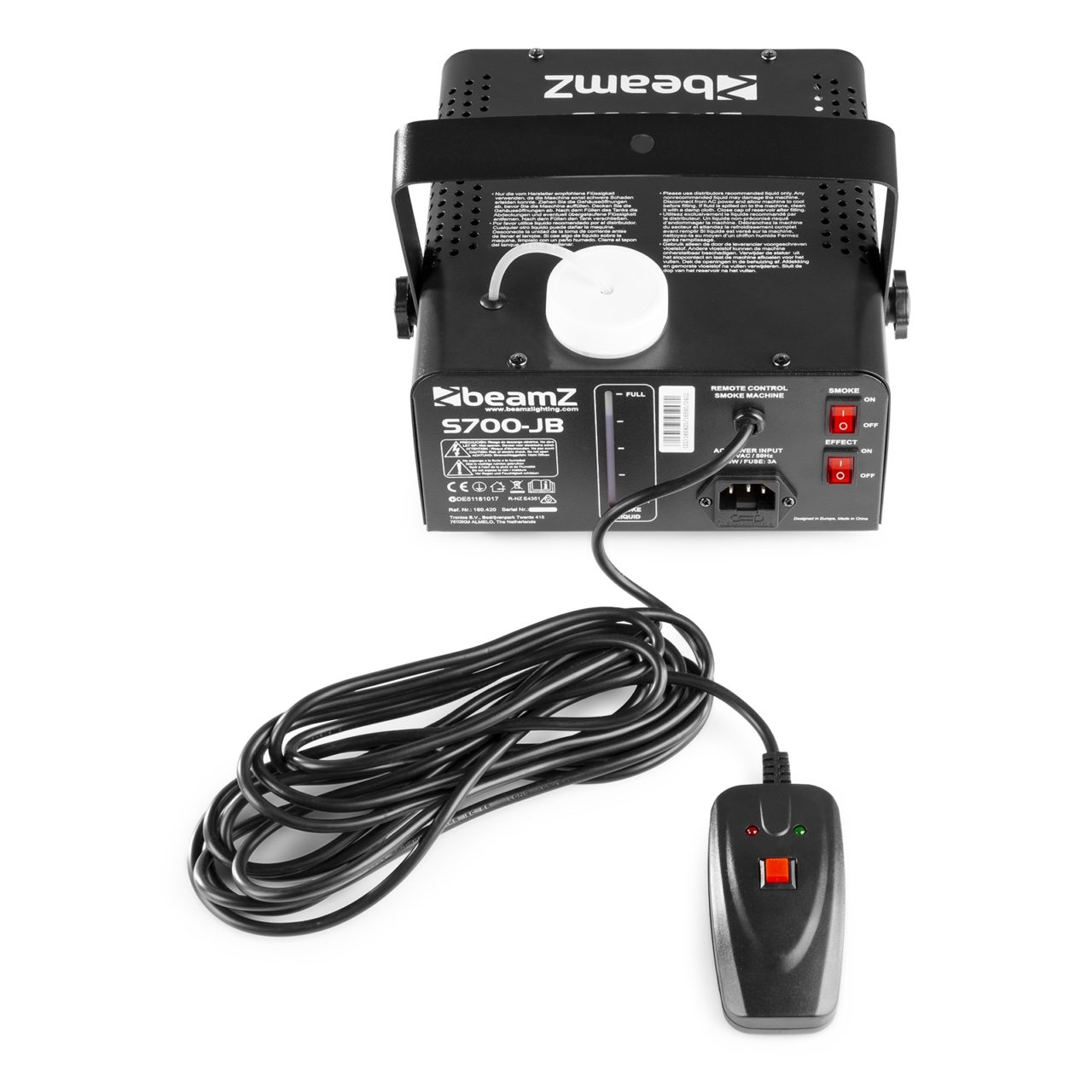 Beamz S700-JB Smoke Machine with LED Jelly Ball 700W