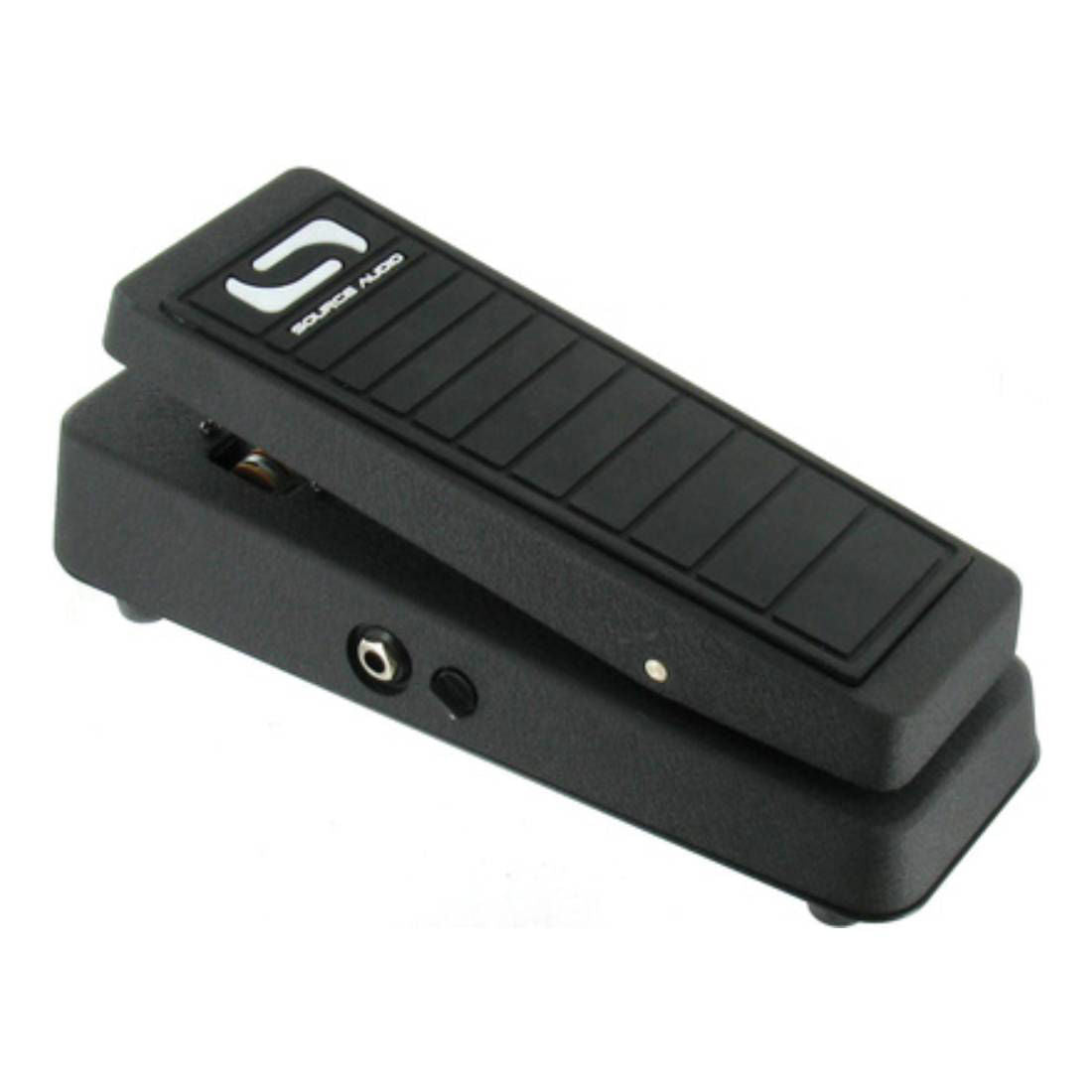 Source Audio SA161DEP Dual Expression Guitar Pedal showing its compact design with control knobs and input/output jacks.