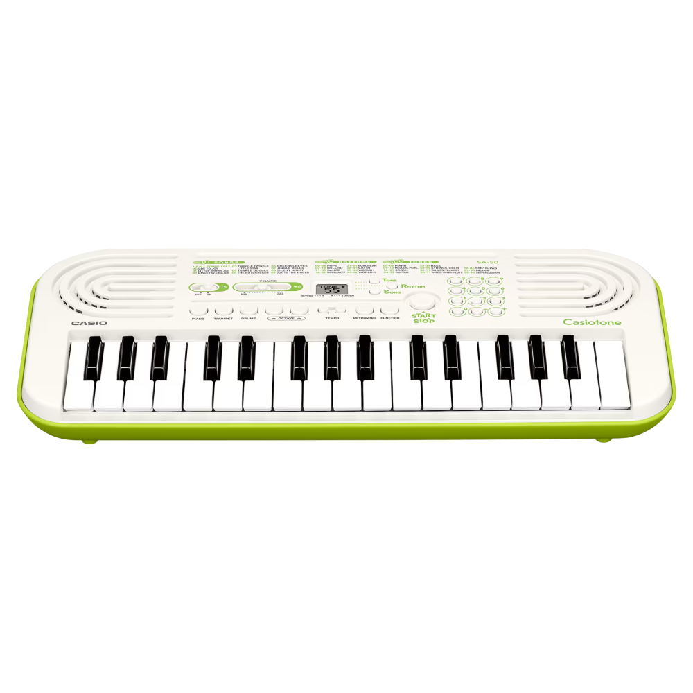 Casio SA-50 32 Note Mini Keyboard in White and Green