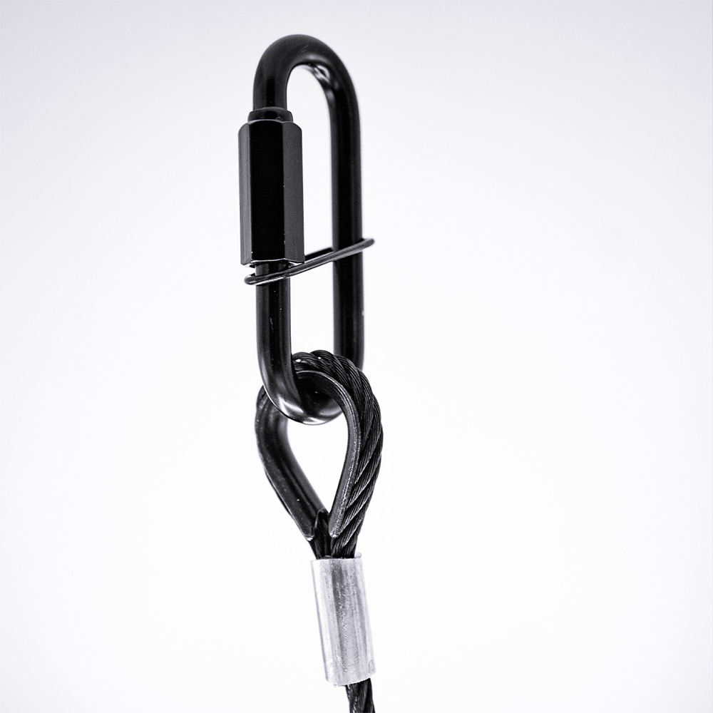 Beamz SAF65B Safety Cable 95cm - Black