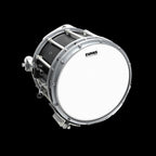 Evans Hybrid White Marching Snare Drum Head, 13 Inch