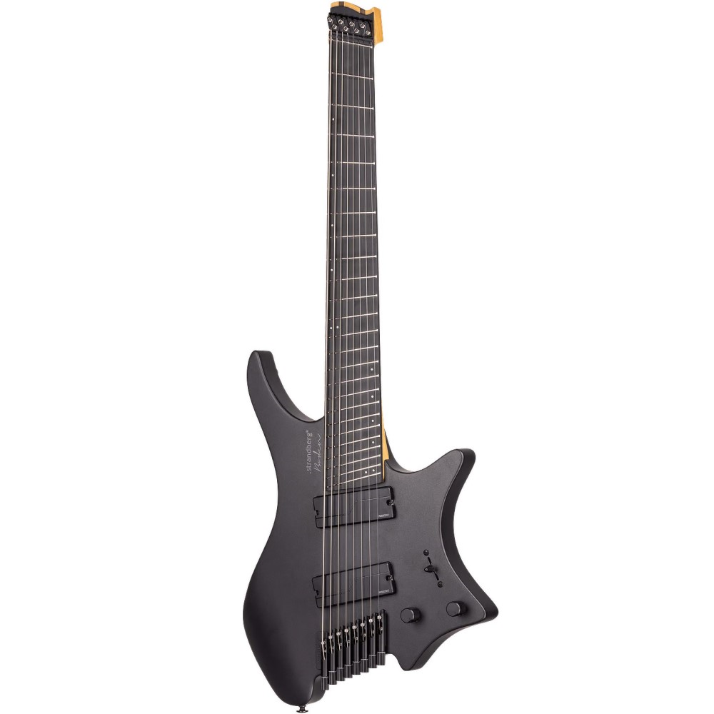 Strandberg Boden Metal NX 8 Headless 8-String Electric Guitar with Fishman Pickups - Black Granite