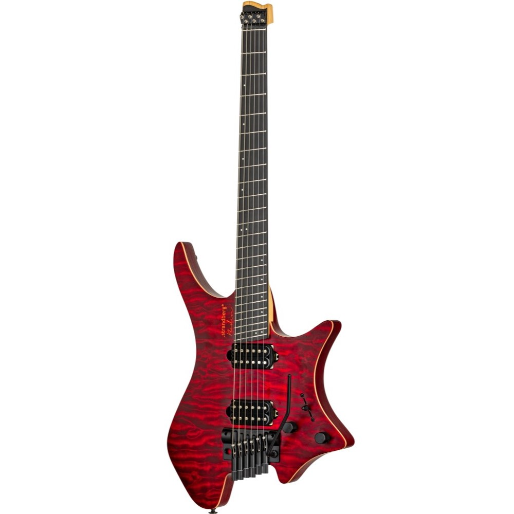 Strandberg Boden Prog NX 6 Headless Electric Guitar with Suhr Pickups - Lava Red