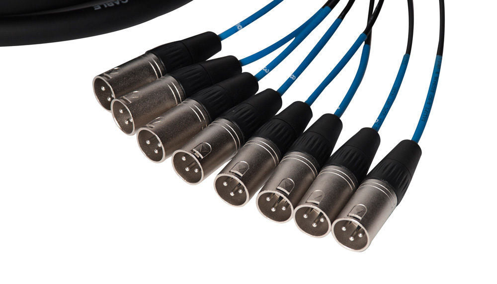 Swamp 8 Channel Multicore Cable with Stage Box 20m