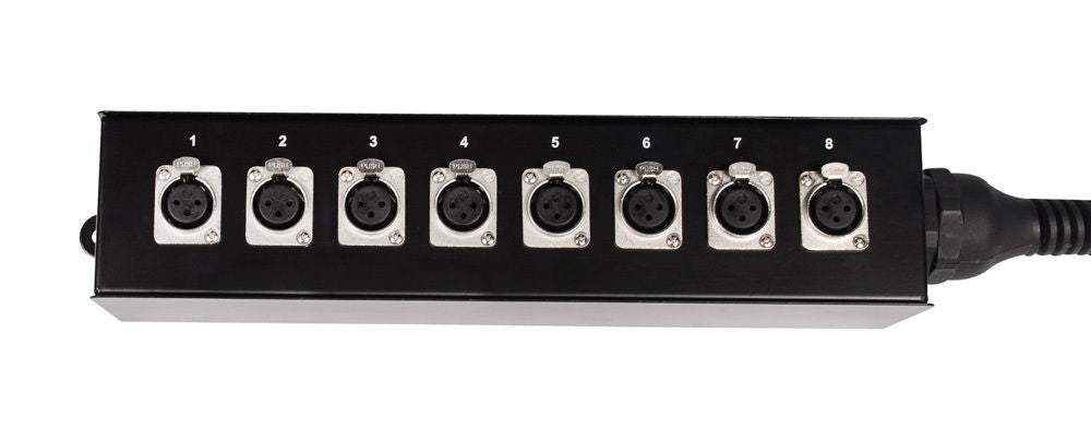 Swamp 8 Channel Multicore Cable with Stage Box 20m