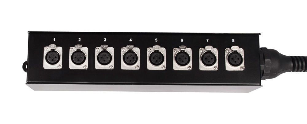 Swamp 8 Channel Multicore Cable with Stage Box 20m