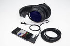 RODE SC6 dual TRRS input and headphone out adapter for SmartLav microphones, showing connection ports and compact design.