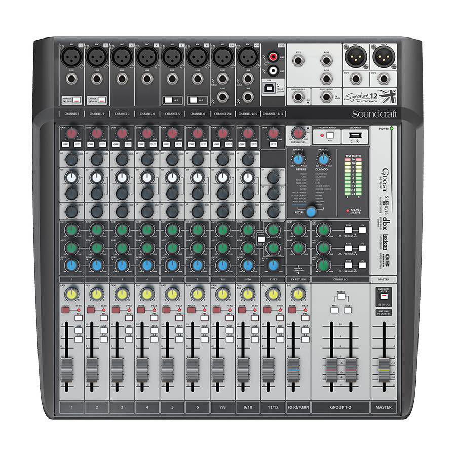 Soundcraft Signature 12 MTK Channel Mixer with USB Multitrack
