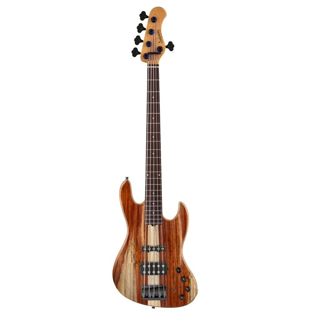 Sadowsky Metro Line 21 Fret Standard M/J 5-string bass guitar in limited edition 2024 model with sleek body and custom hardware.