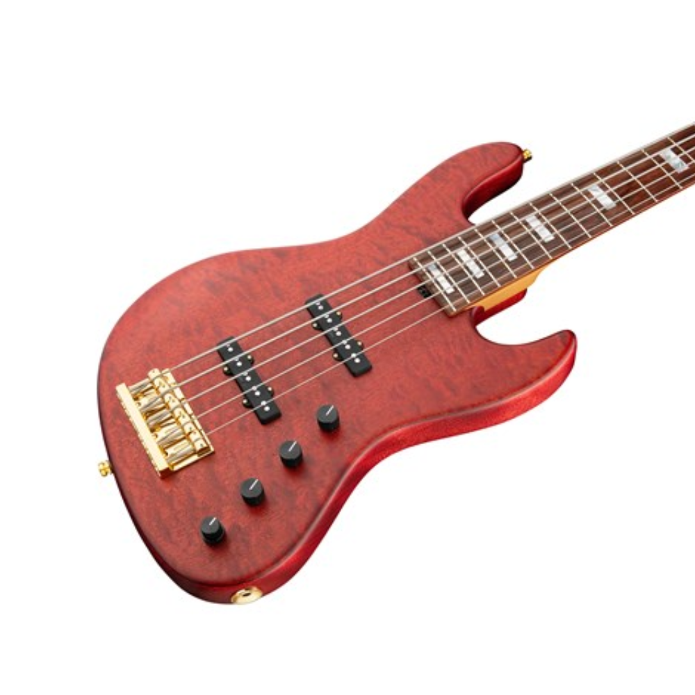 Sadowsky Limited Edition 2023 Metro Line Standard J-Style Bass Guitar in Majestic Red Transparent Satin