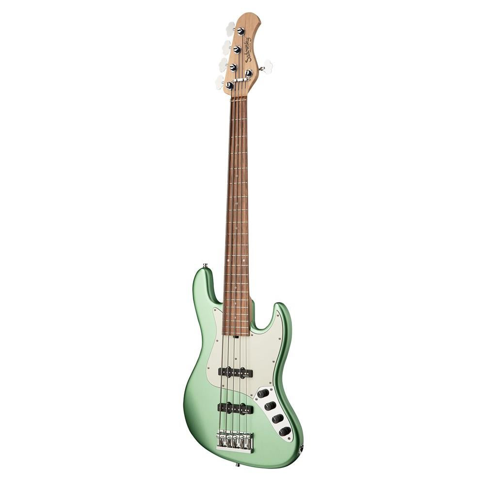 Sadowsky Metro Line 21 Fret Vintage J/J 5-String Bass Guitar Sage Green Satin