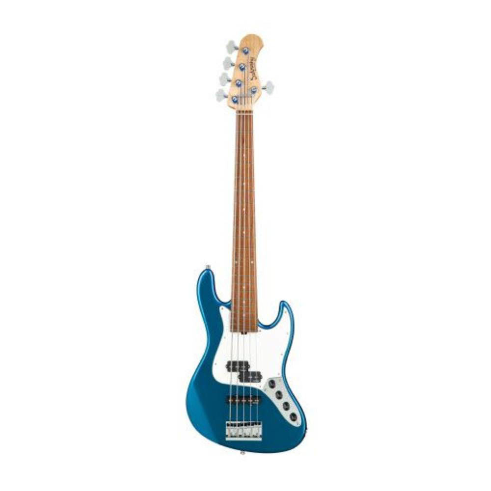 Sadowsky 21 Fret Vintage P/J  5-String Bass Guitar with Morado Neck in Lake Placid Blue