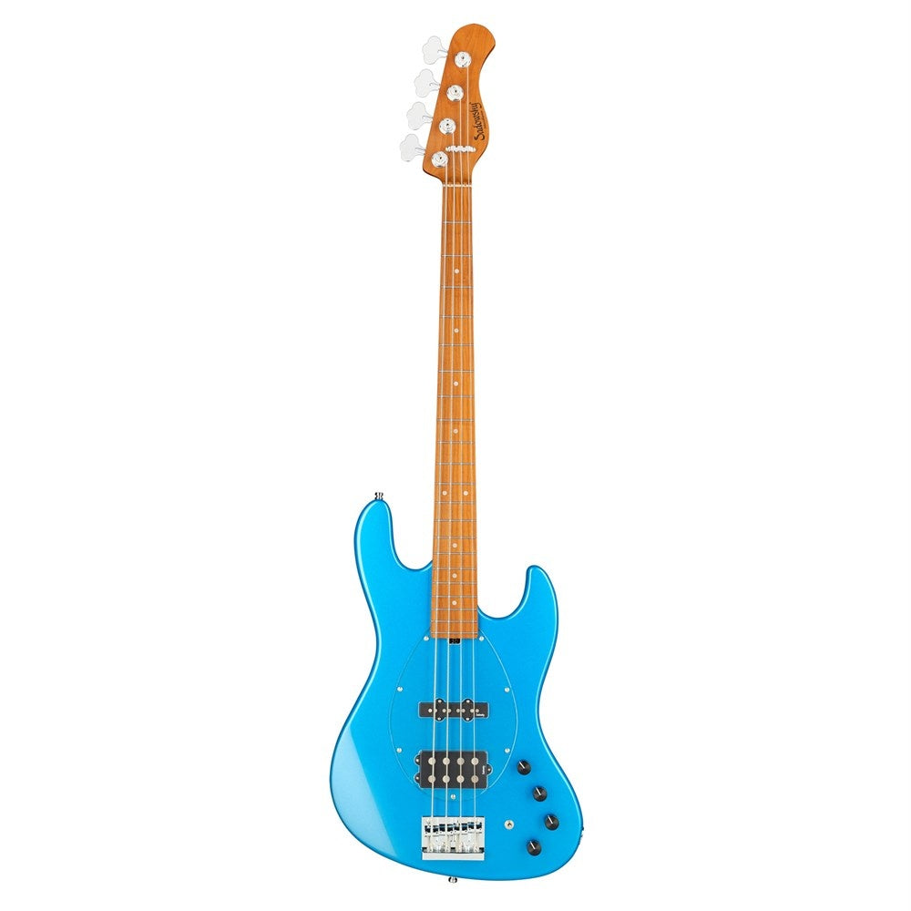 Sadowsky Metro Express 21 Fret MJ Roasted Maple FB 4-String - Solid Ocean Blue MHP