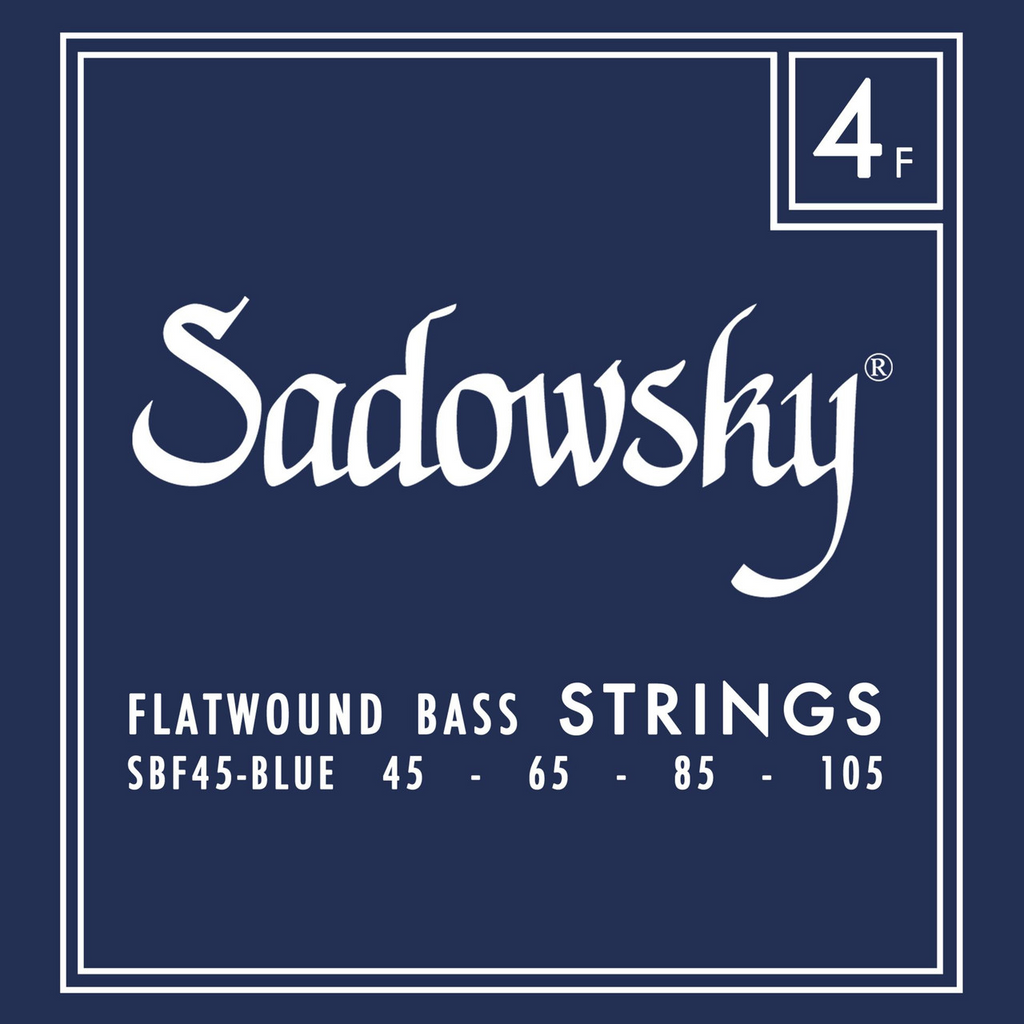 Sadowsky Blue Label 4-Str Bass Strings Flatwound (45-105)
