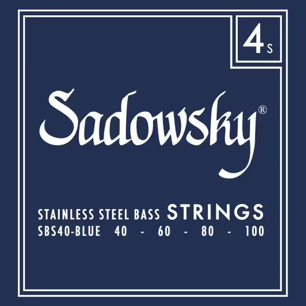 Sadowsky Blue Label 4-Str Bass Strings Stainless Steel (40-100)