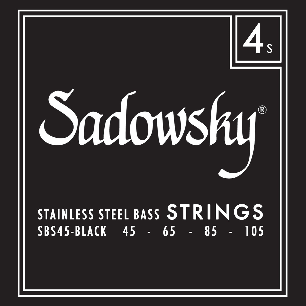 Sadowsky Black Label 4-Str Bass Strings Stainless Steel (45-105)