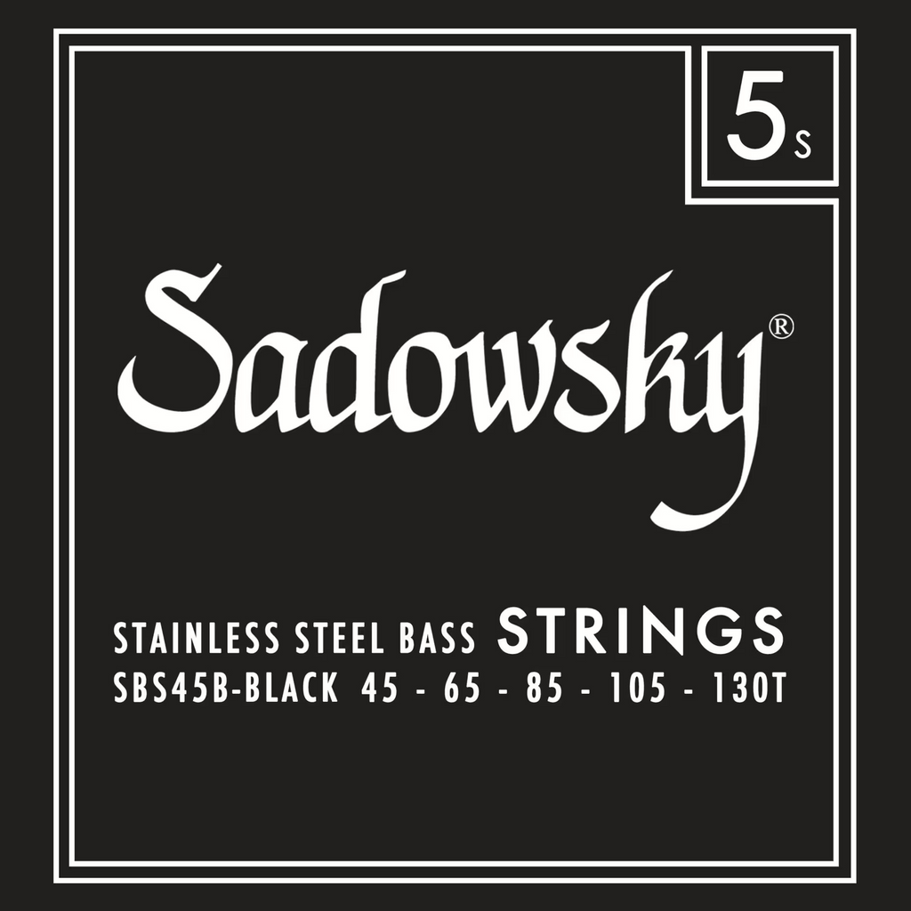 Sadowsky Black Label 5-Str Bass Strings Stainless Steel (45-130)