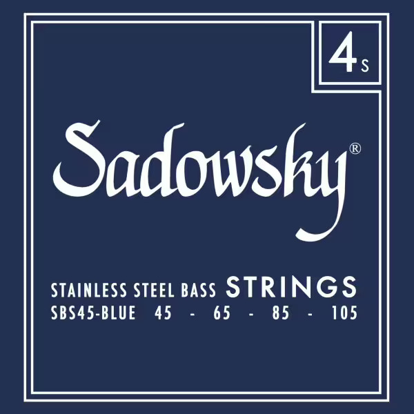 Sadowsky Blue Label 4-Str Bass Strings Stainless Steel (45-105)