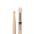 ProMark SD1W Lacquered Maple Drum Sticks with maple tips, 2B size, featuring a natural wood finish and tapered tip for versatile drumming.