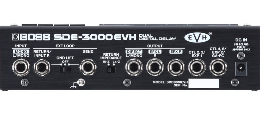 BOSS SDE-3000EVH Eddie Van Halen Dual Digital Delay Guitar Effects Pedal