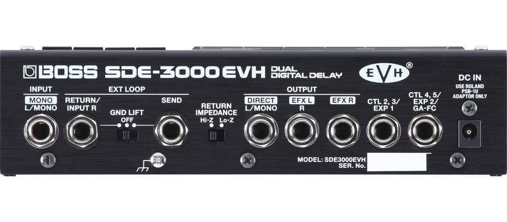 BOSS SDE-3000EVH Eddie Van Halen Dual Digital Delay Guitar Effects Pedal