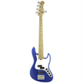 Sadowsky Metro Express 21 Fret Hybrid P/J 5-String Bass Ice Blue Metallic