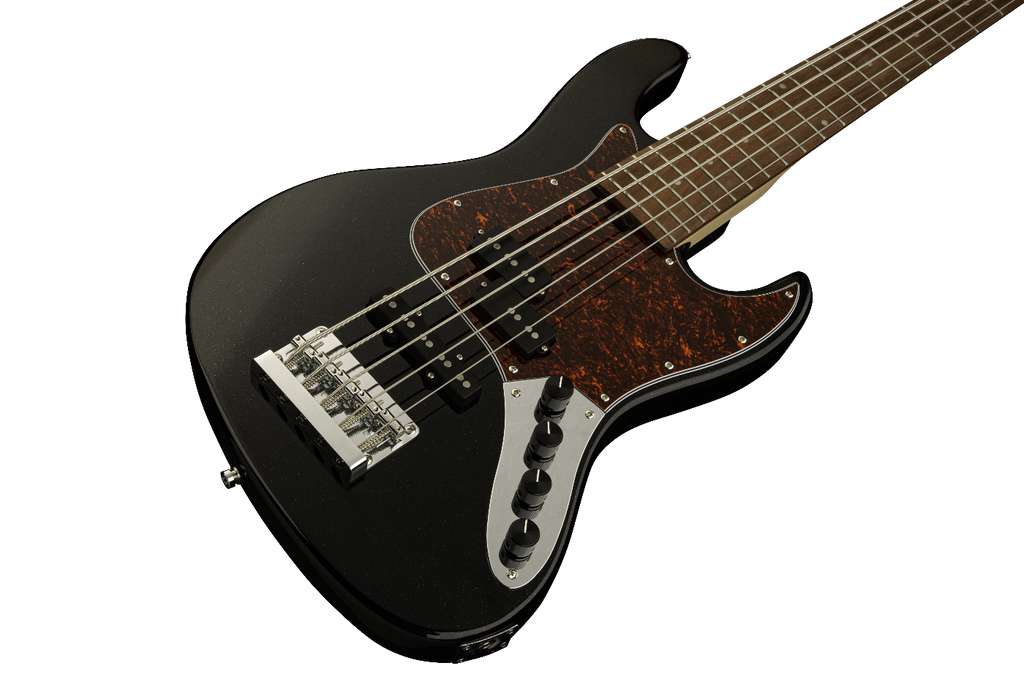 Sadowsky Metro Express 21 Fret Hybrid P/J 5-String Bass Solid Black