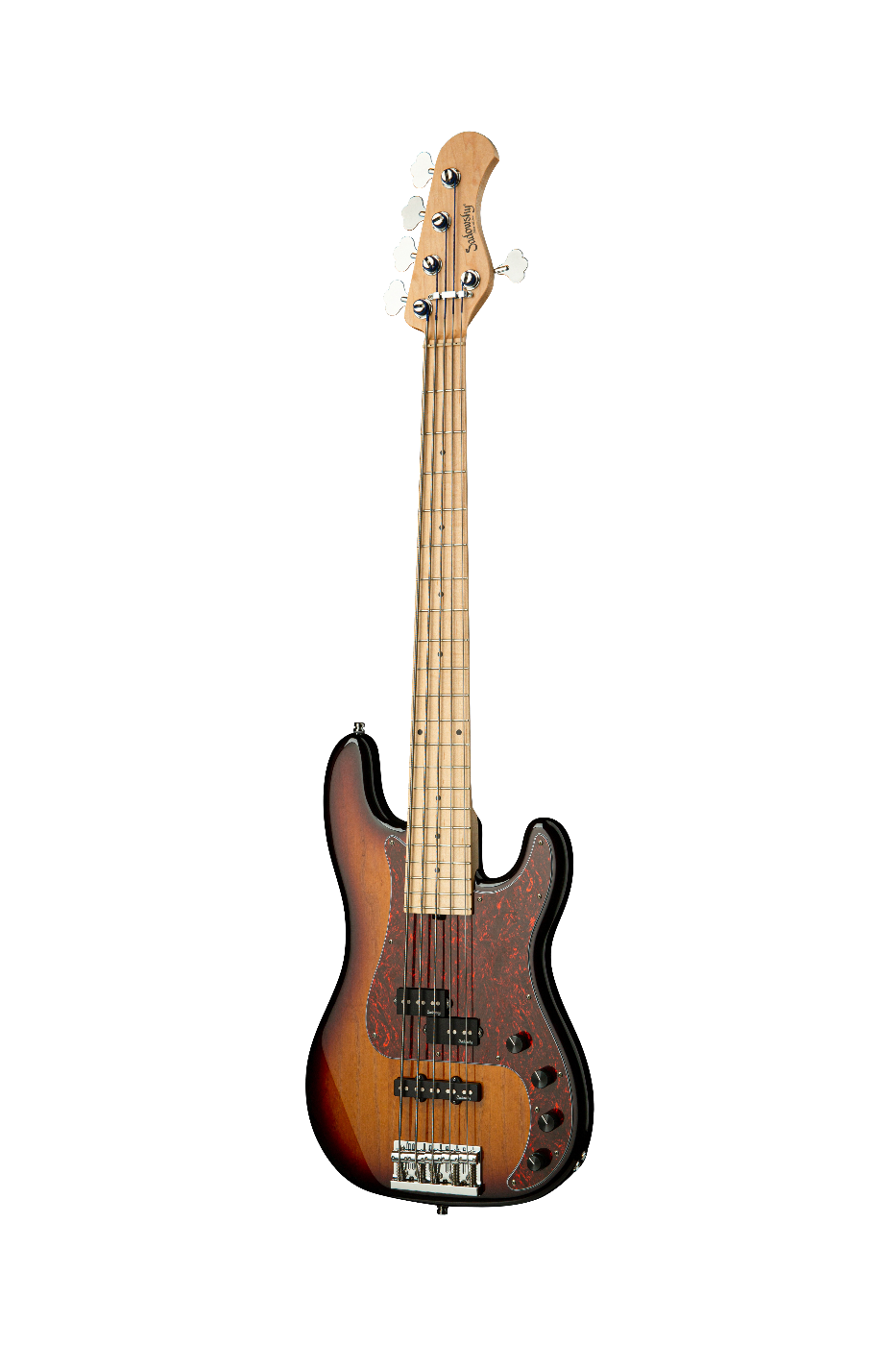 Sadowsky Metro Line 21 Fret Hybrid P/J Ash 5-String Bass Vintage Sunburst High Polish Ash