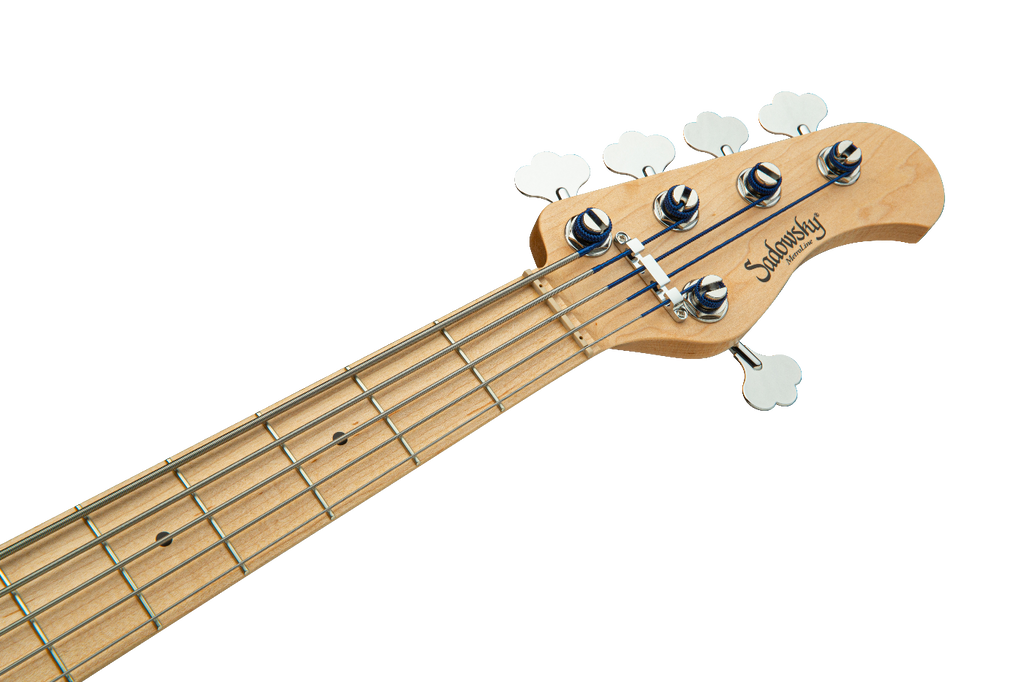 Sadowsky Metro Line 21 Fret Hybrid P/J Ash 5-String Bass Vintage Sunburst High Polish Ash