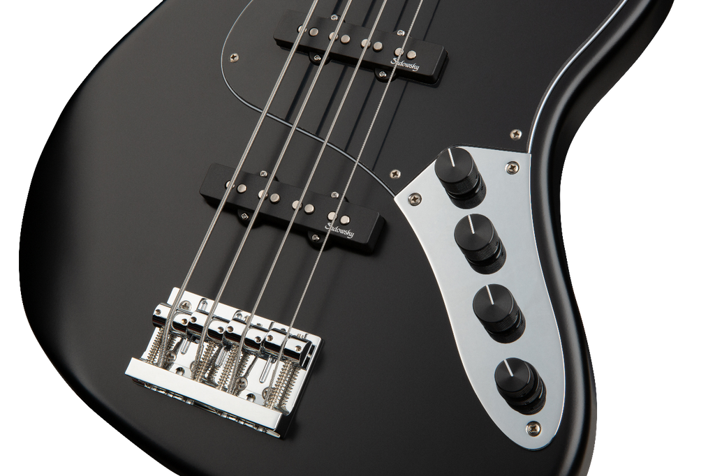 Sadowsky Metro Line 24 Fret Vintage J/J 4-String Bass Solid Black Satin