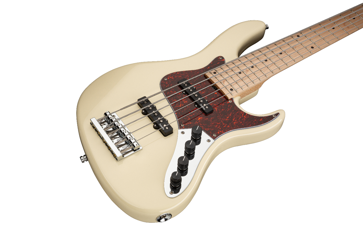 Sadowsky Metro Line 24 Fret Vintage J/J 5-String Bass Guitar Solid Olympic White