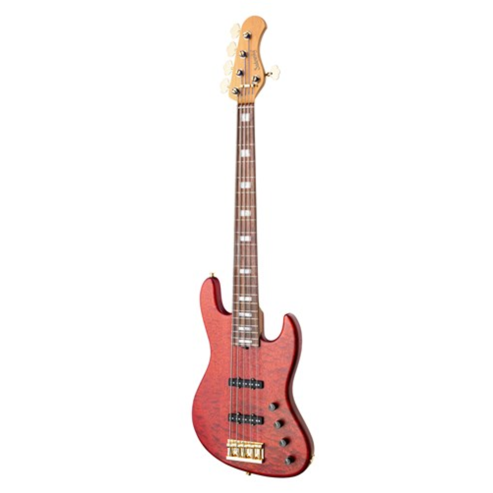 Sadowsky Limited Edition 2023 Metro Line Standard J-Style Bass Guitar in Majestic Red Transparent Satin